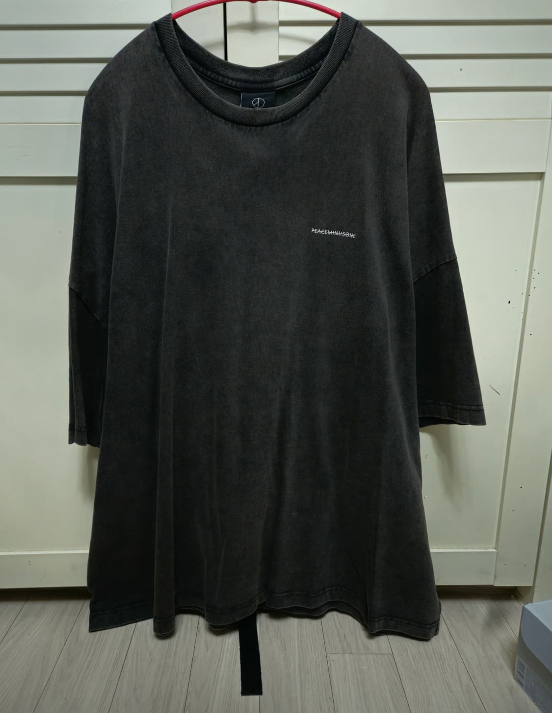 피스마이너스원 빈티지 티셔츠 #1 차콜 그레이 상품이미지3