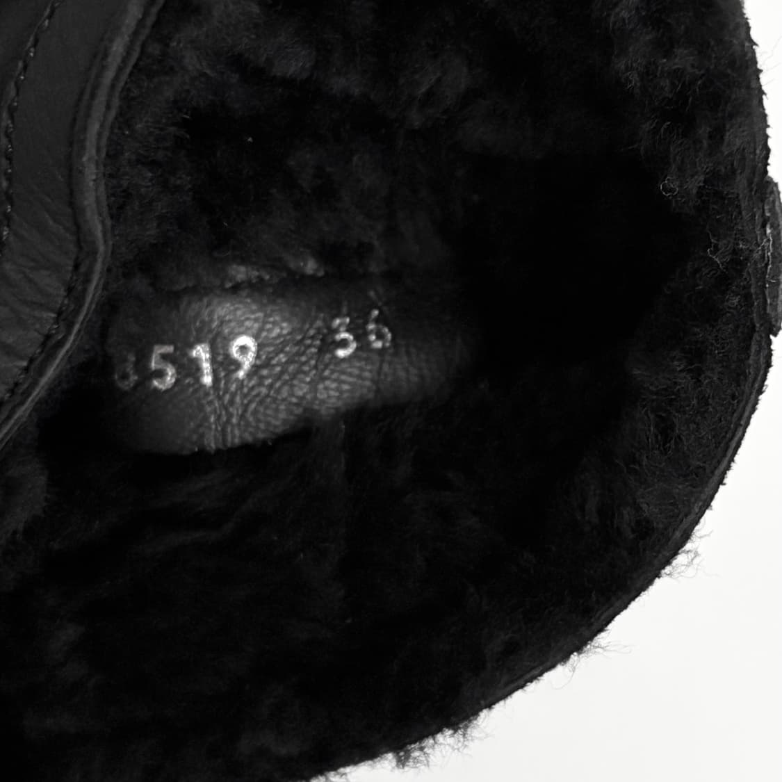 Chanel 샤넬 CC 로고 어그 롱부츠 36 블랙 상품이미지10