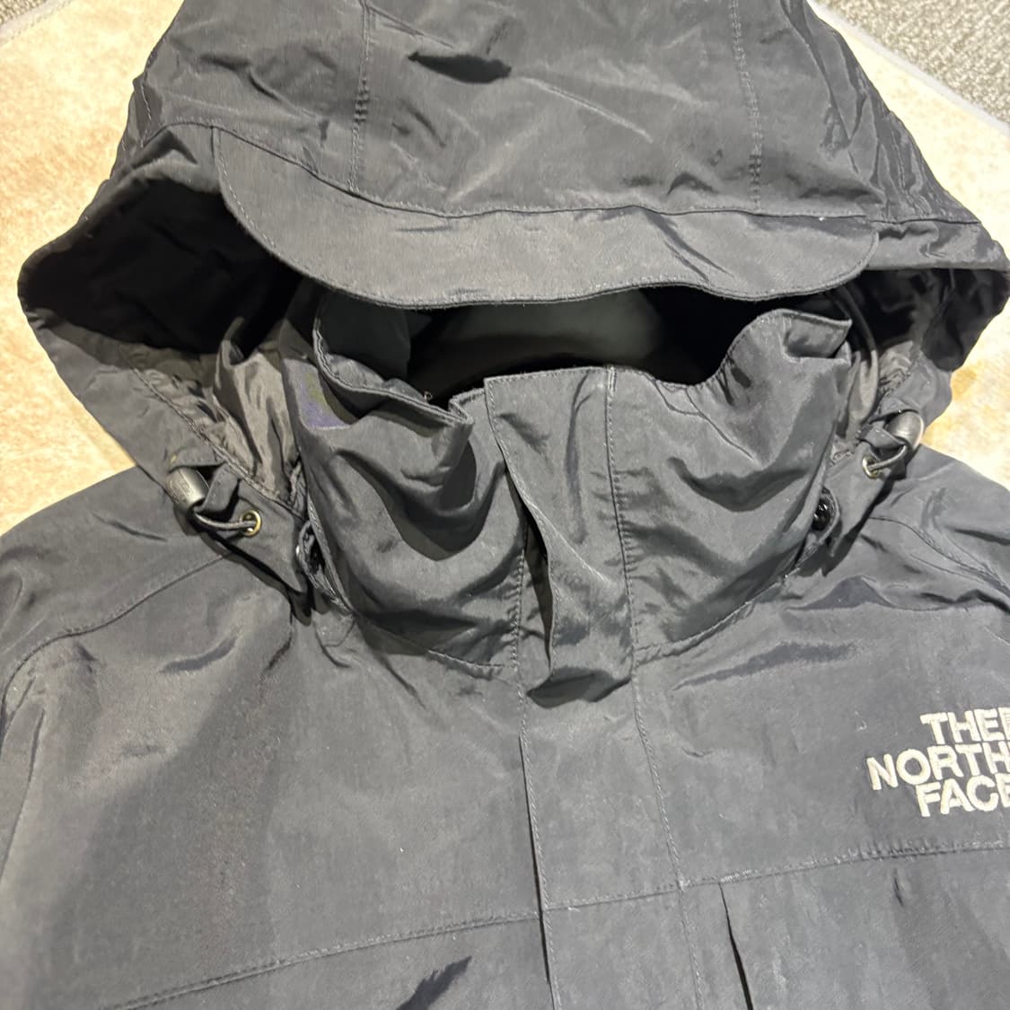 노스페이스 하이벤트 블랙 후드 바람막이 상품이미지5