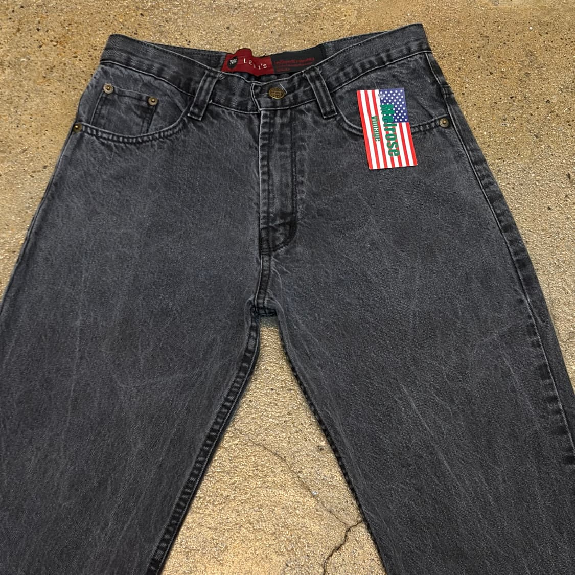 90s 미국 빈티지 리바이스 블랙진 청바지 상품이미지2