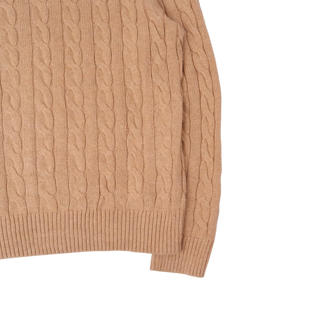 폴로 랄프로렌 QR 베이지 케이블 니트 상품이미지4