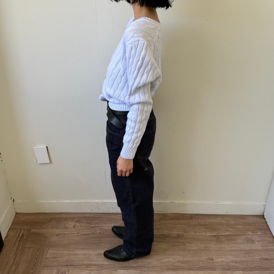 폴로랄프로렌 화이트 케이블 스웨터 상품이미지2