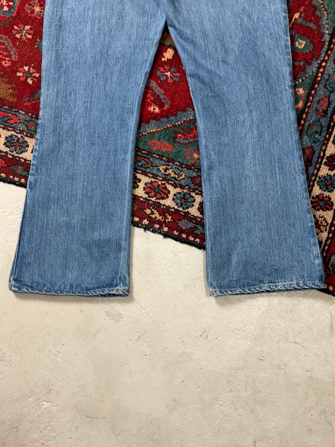 70's USA Made 빈티지 리바이스 646 벨바텀 부츠컷 오렌지탭 상품이미지8