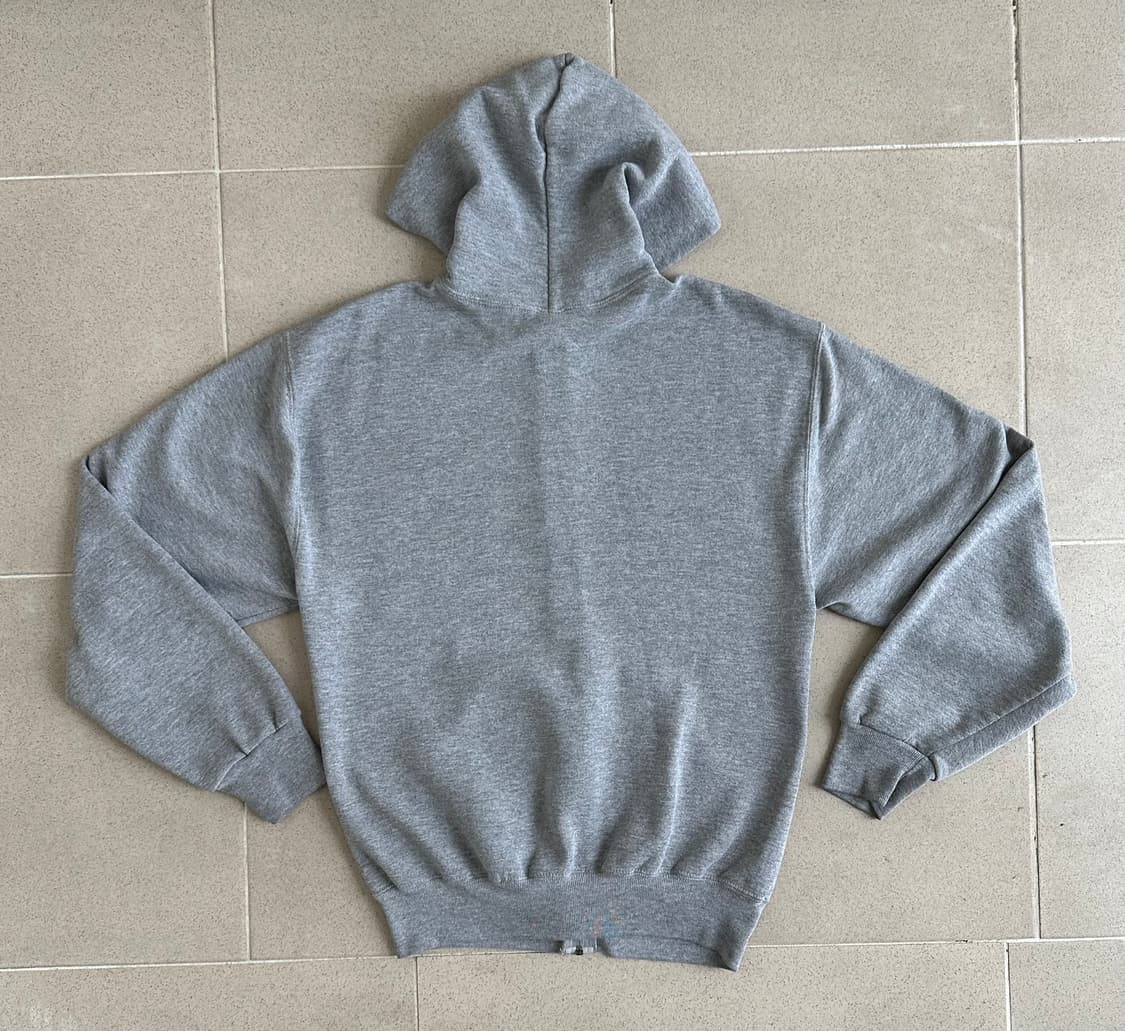 90s 빈티지 러셀 후드집업 그레이 M 상품이미지2