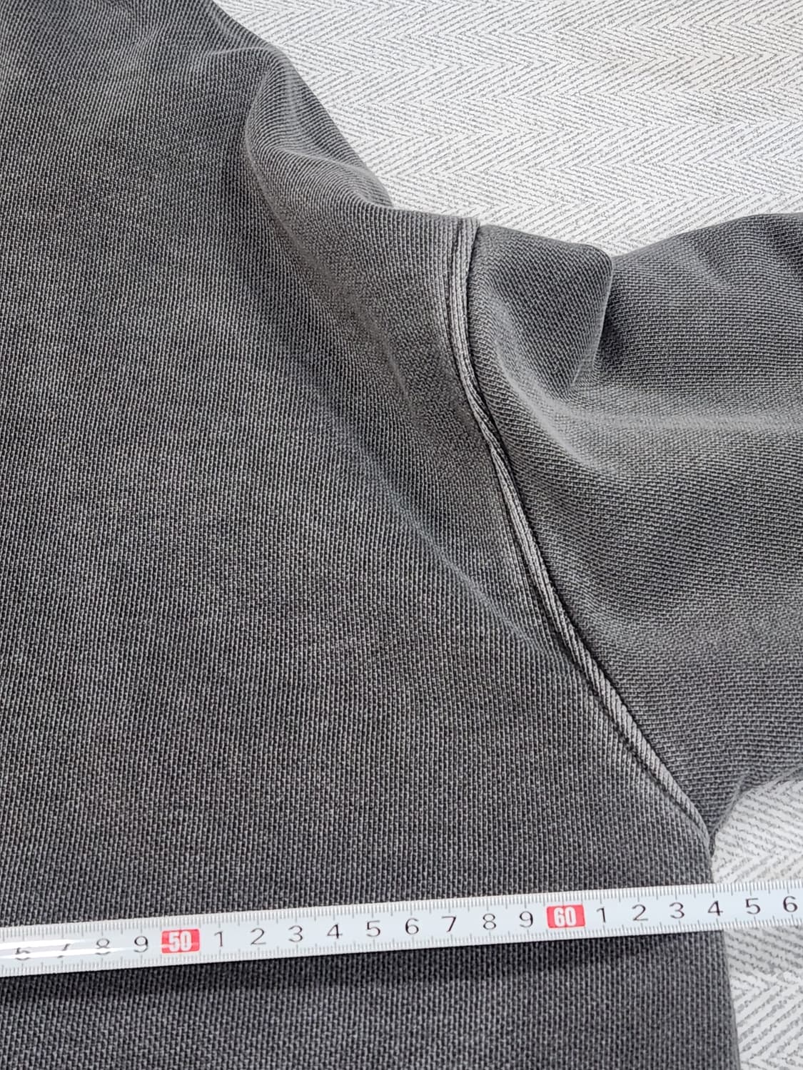 [F]매니아매스 가먼트다잉 스펙트럼 워싱 맨투맨 오버핏 프리사이즈 그레이 상품이미지8