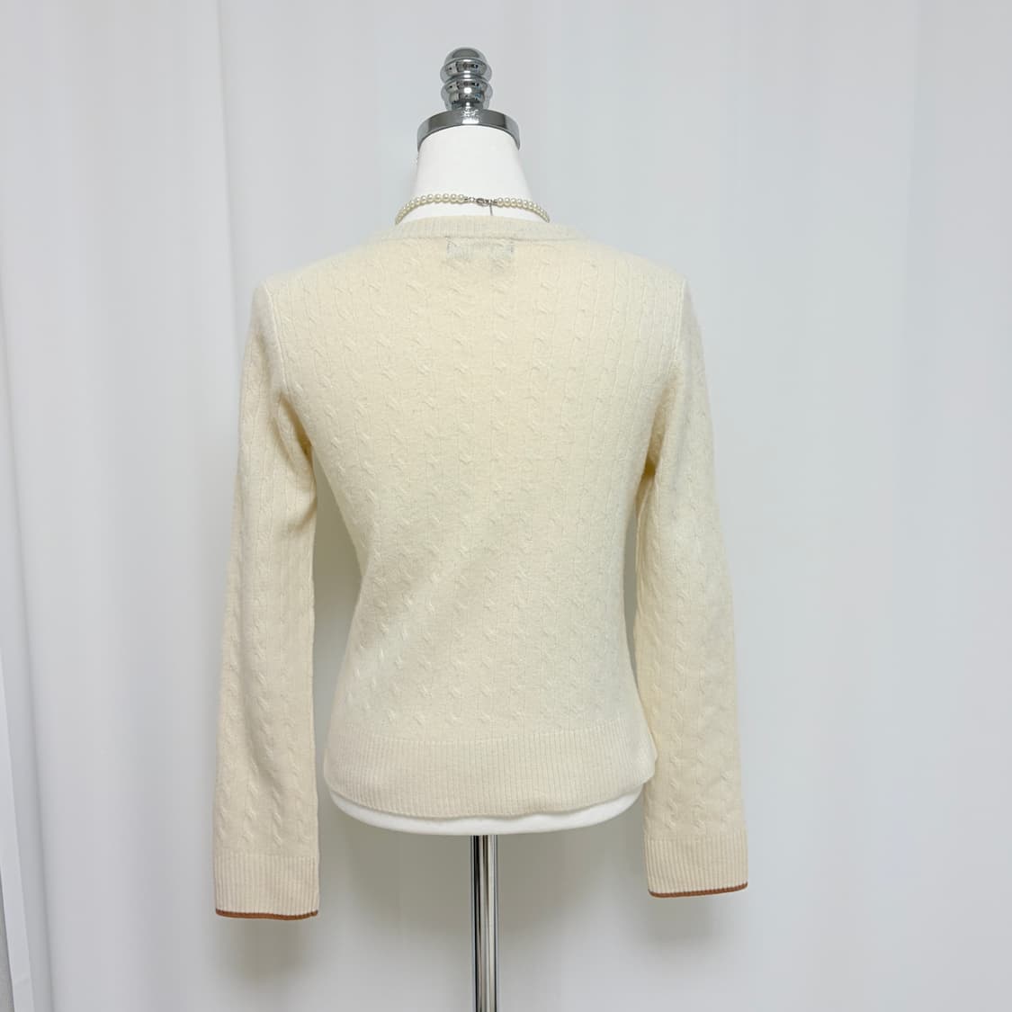 버버리 울 케이블 가디건 상품이미지9