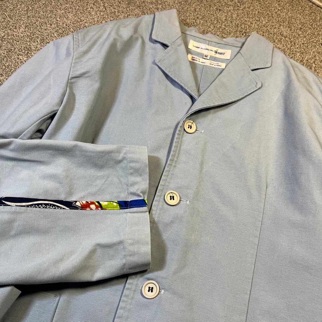 꼼데가르송 코튼 블레이저 자켓 상품이미지2