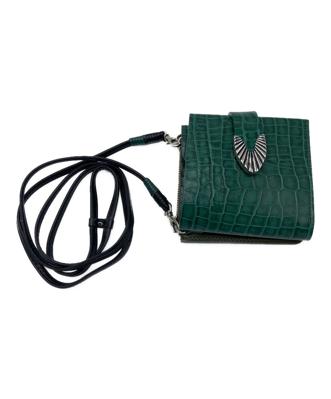 토가 레더 숄더 월렛 그린 상품이미지1