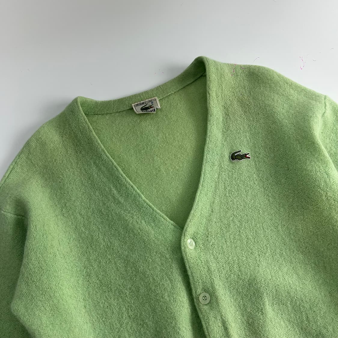 Lacoste 라코스테 라이트 그린 니트 가디건  상품이미지4