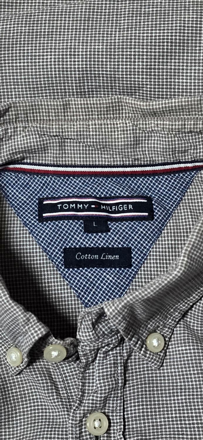 타미힐피거 남성 린넨 셔츠 L 상품이미지3