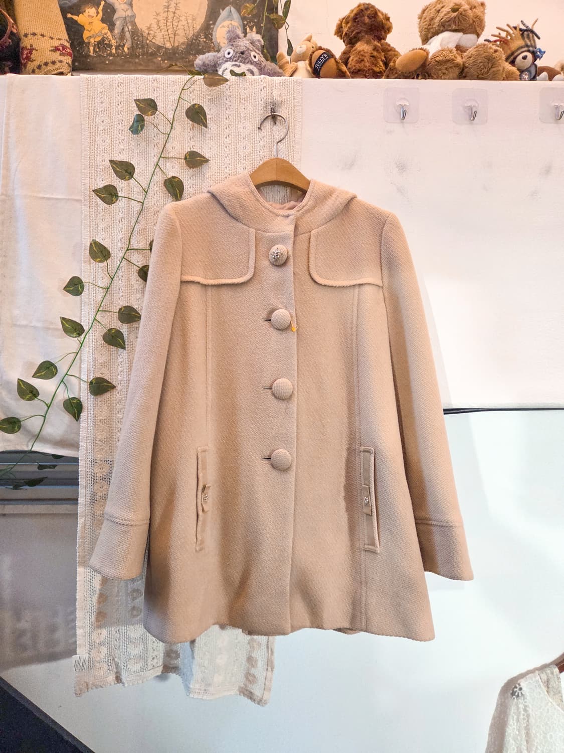 러블리 후드 코트 상품이미지1