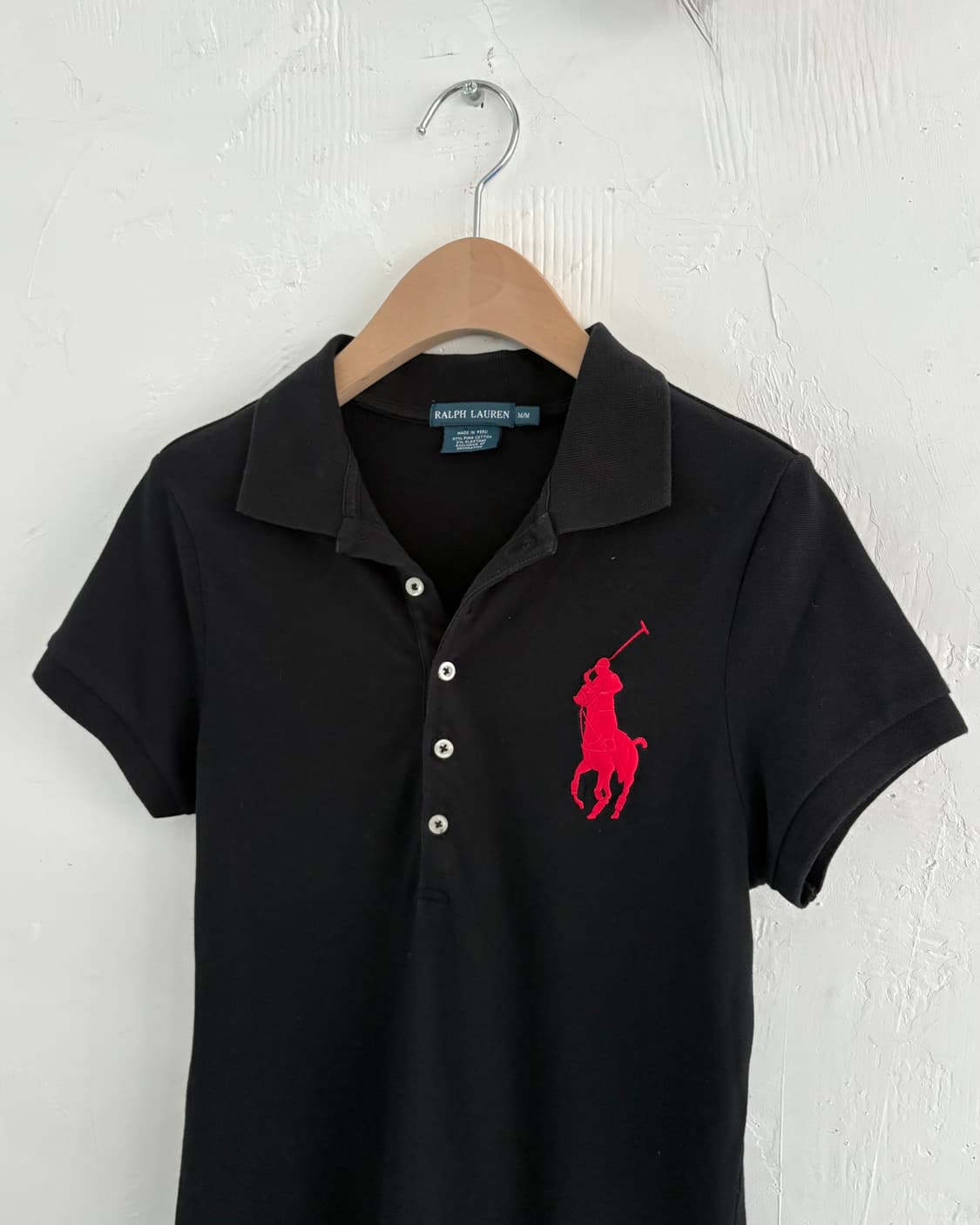 Polo 랄프로렌 우먼 레드빅포니 블랙컬러 PK원피스 상품이미지1