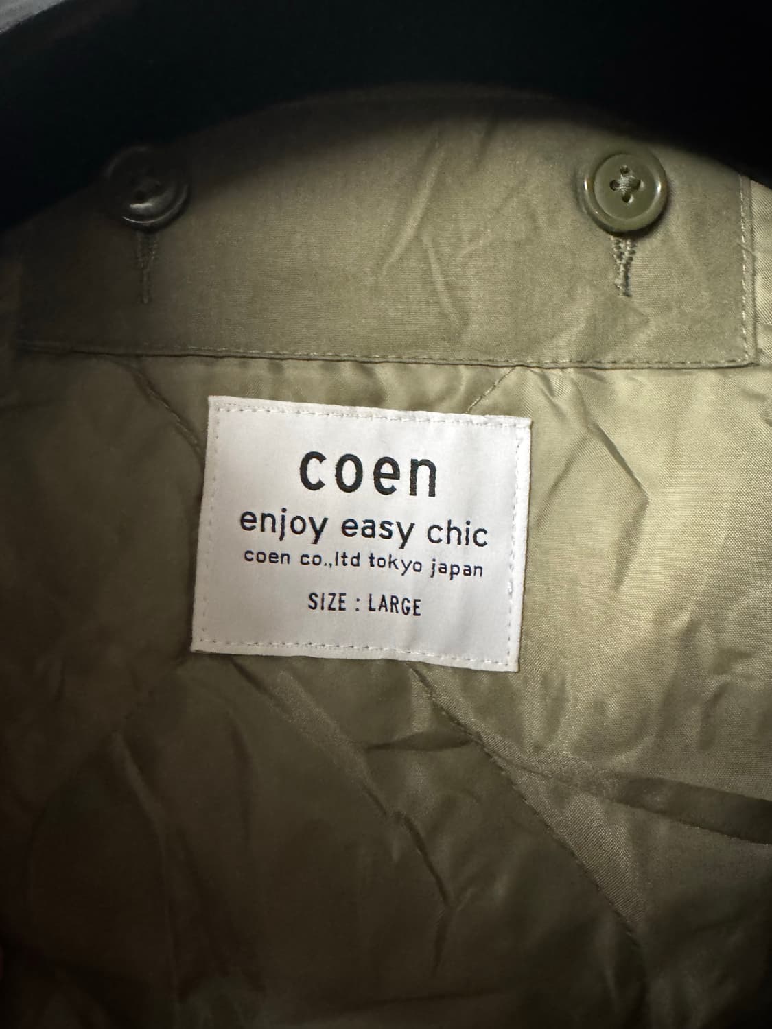 Coen m65 피쉬테일 자켓 상품이미지3