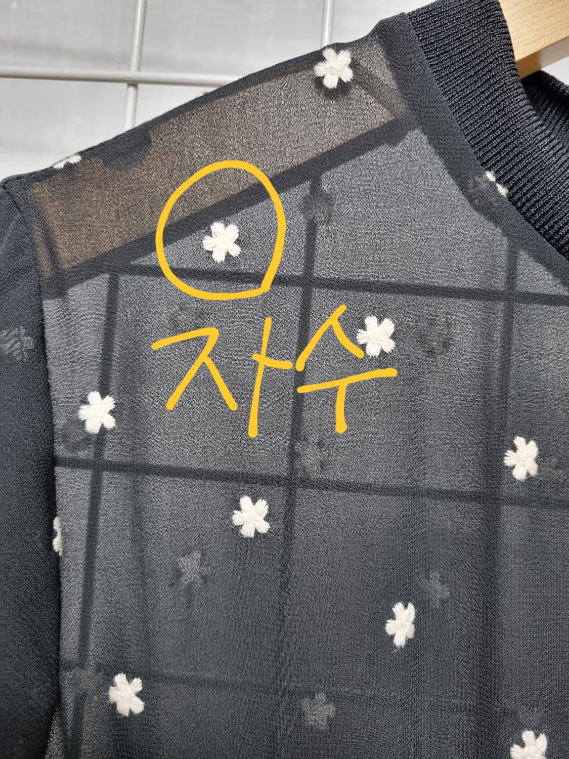 (택포) 마쥬 시스루 원피스 1 (블랙) 상품이미지3