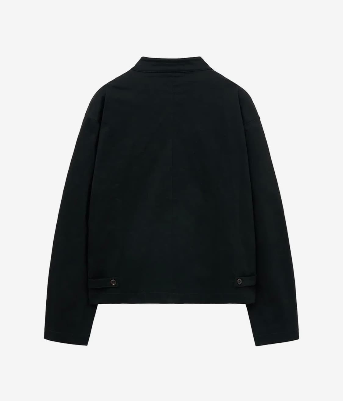 옷미새 미홀 몰스킨 코튼 라이더 자켓 (블랙) 판매 상품이미지5