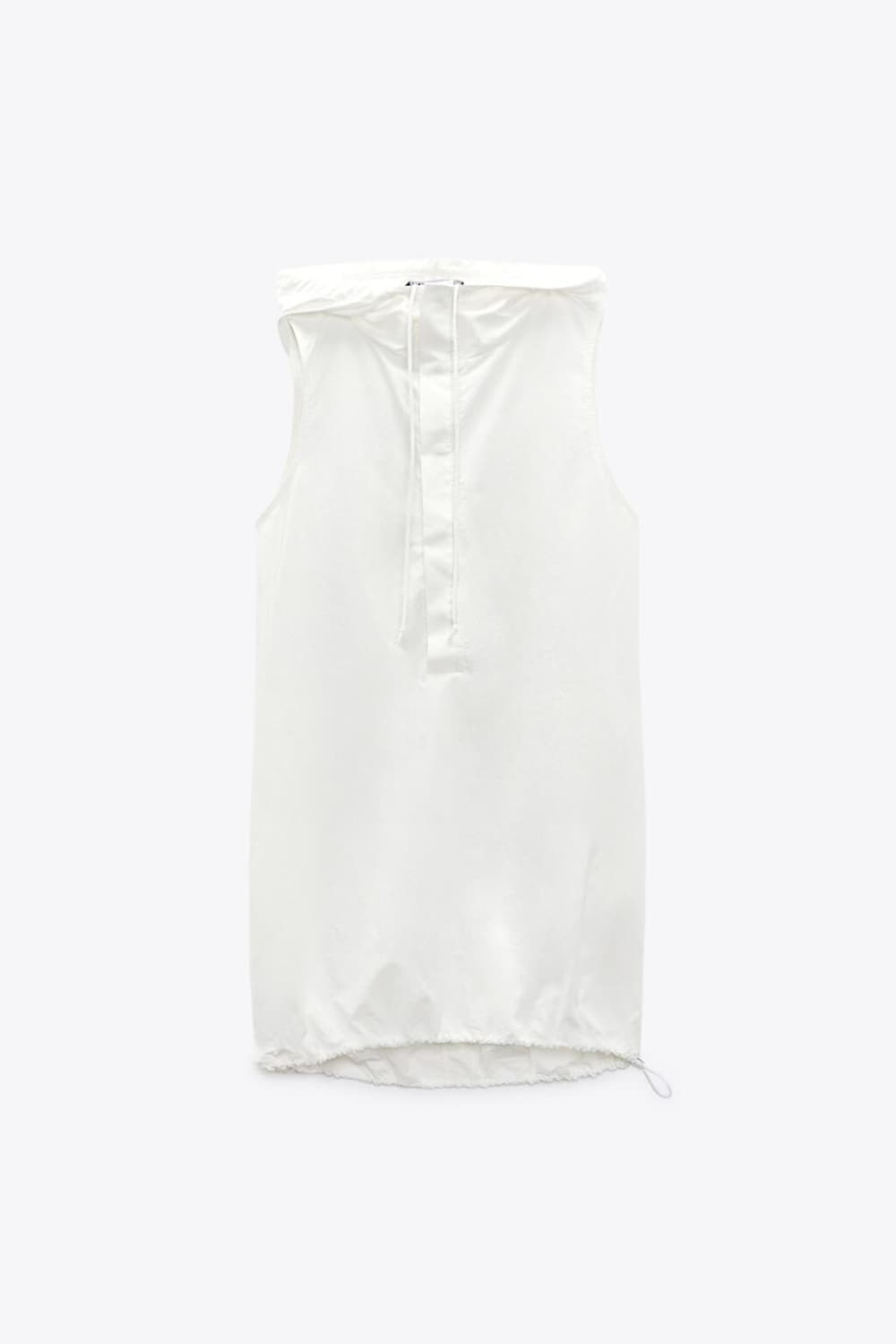 자라 후드 나일론 원피스  상품이미지4