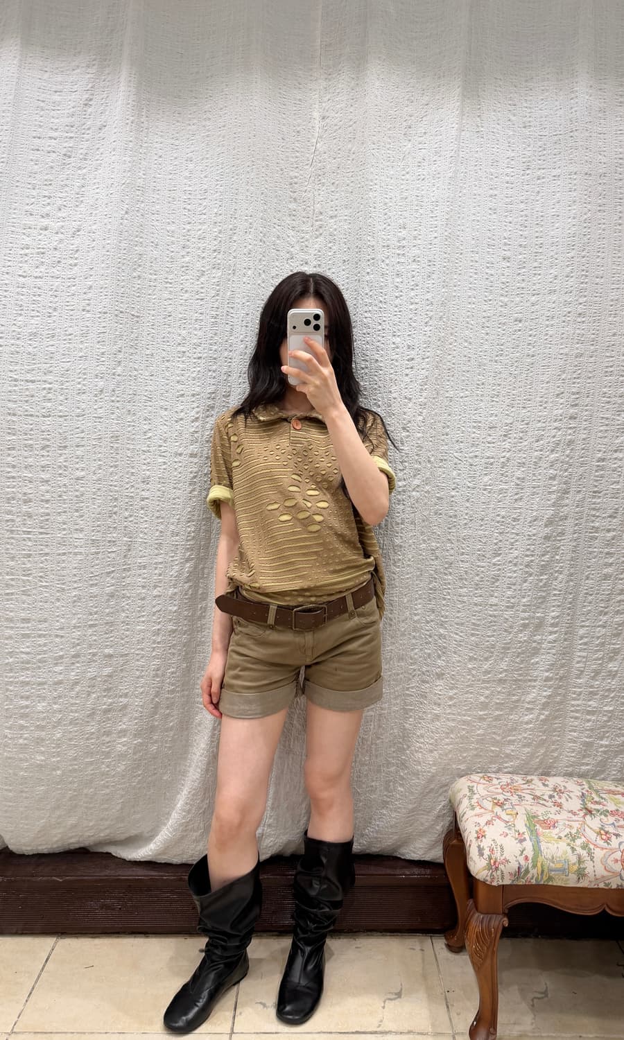 Burberry blue label shorts 상품이미지2