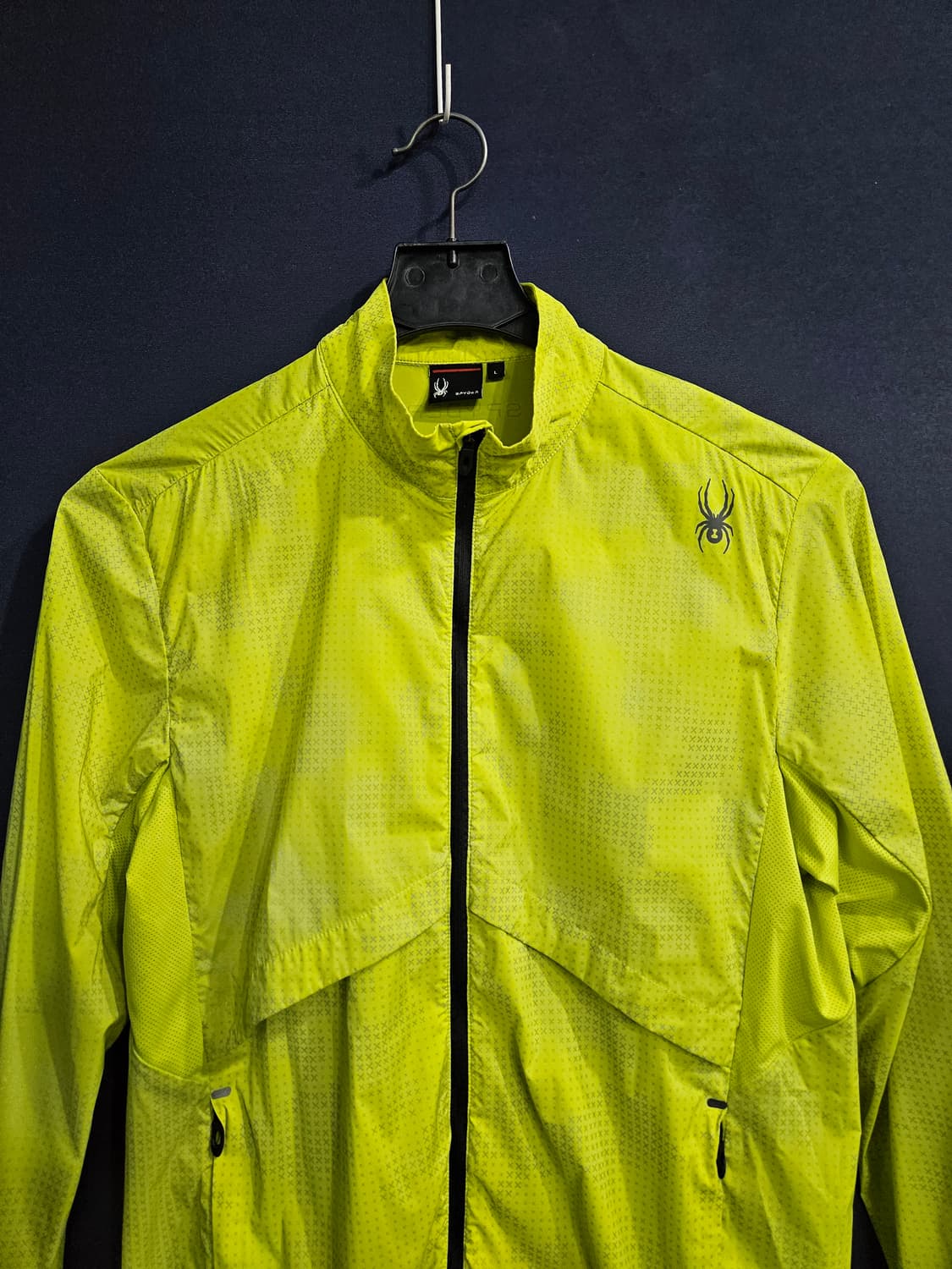 스파이더 야광컬러 남성 슬림핏 100 바람막이  상품이미지7