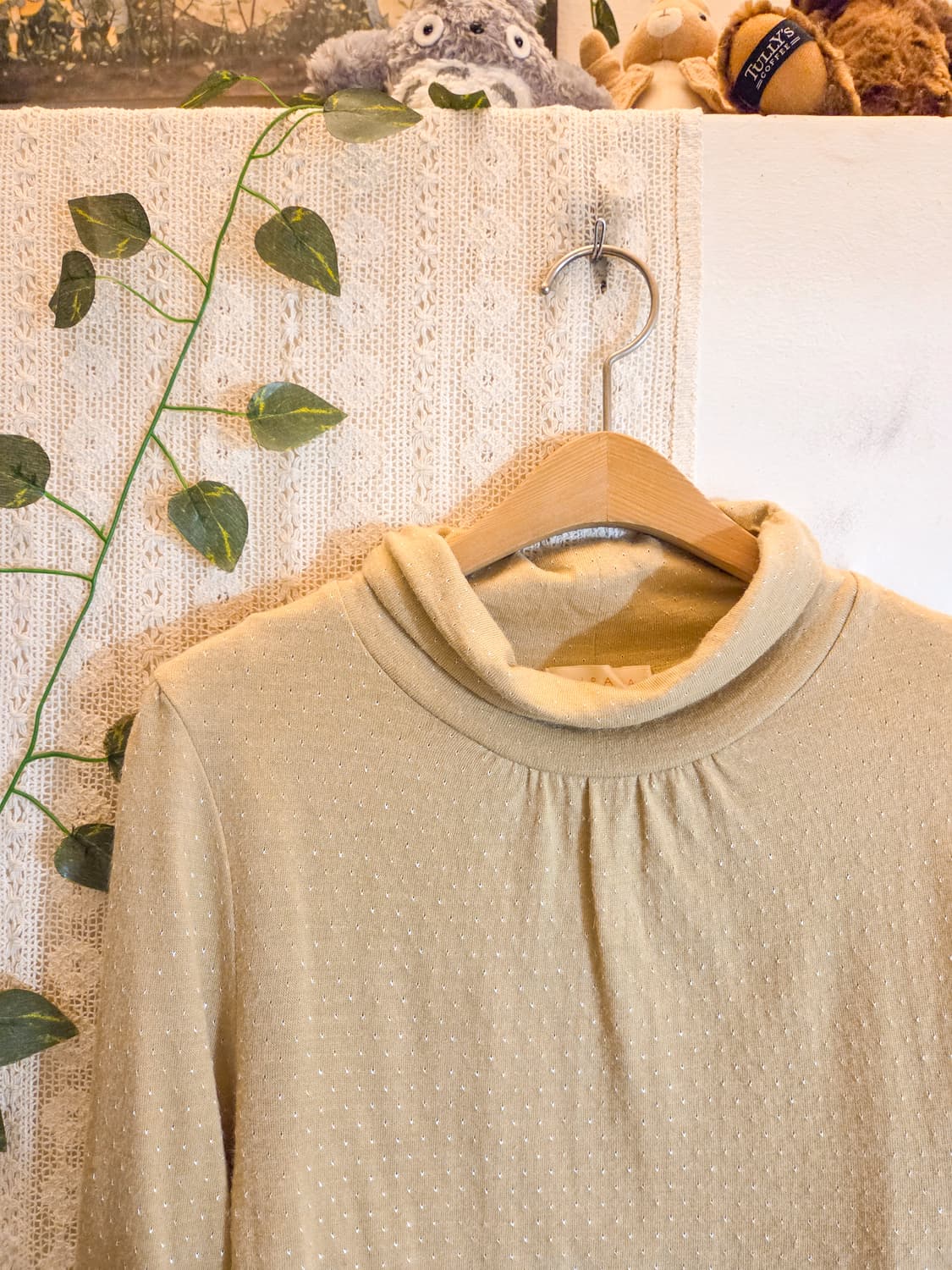 도트 목폴라 슬리브 상품이미지2