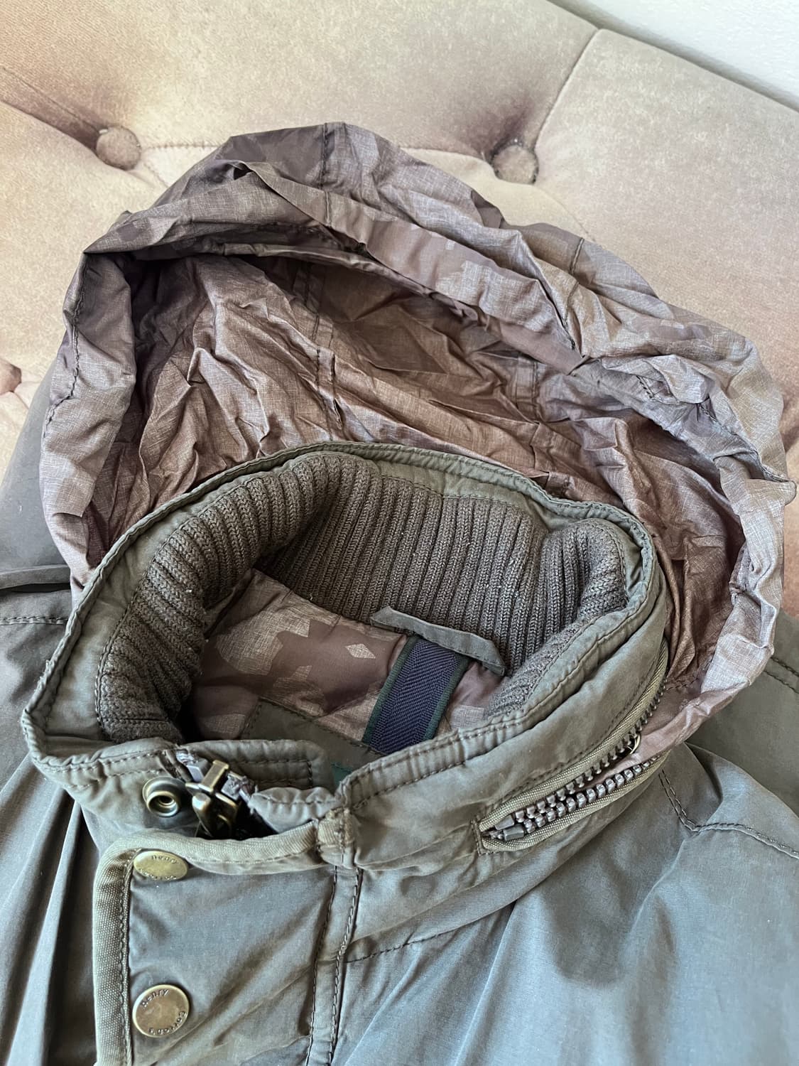 헨리코튼 남성 브라운덕다운필드자켓 100사이즈 상품이미지9