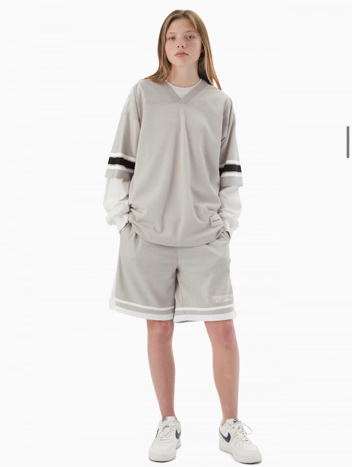 Mesh Basketball Short Silver 상품이미지4