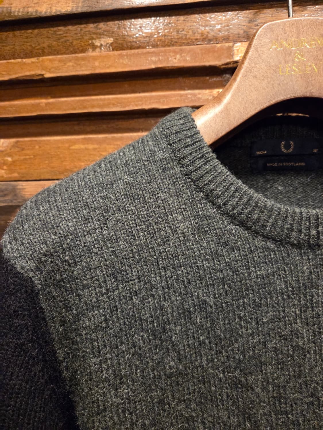 프레드페리 스코틀랜드 램스울니트 상품이미지4