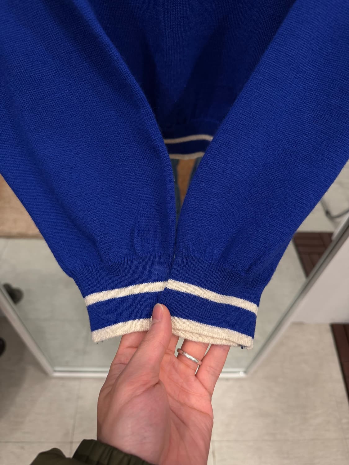 00s Hysteric Glamour 레터링 터틀넥 울 니트 Japan 상품이미지3