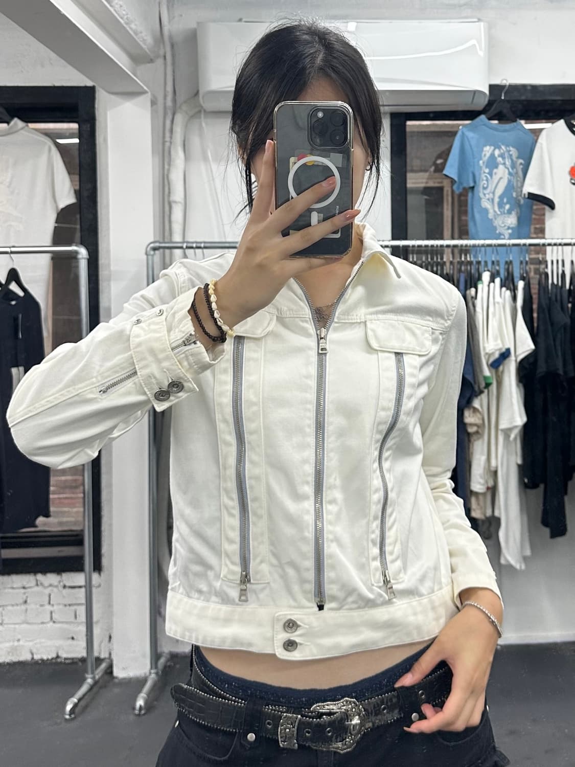 LEE 멀티 지퍼 코튼 자켓 상품이미지1