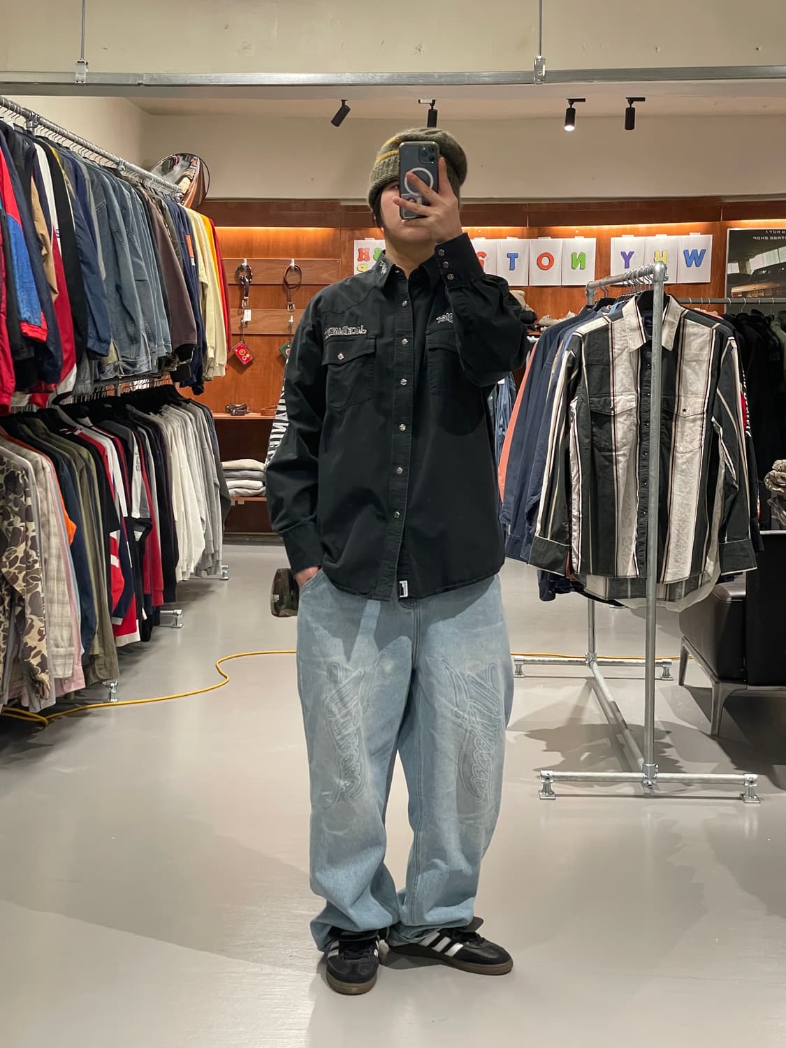 Wrangler x Jack daniel’s western shirt  상품이미지2