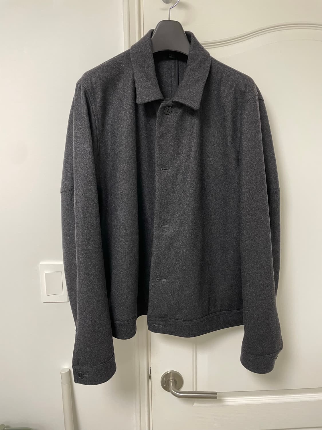 COS 코스 숏 울 자켓 다크 그레이 XL 상품이미지5