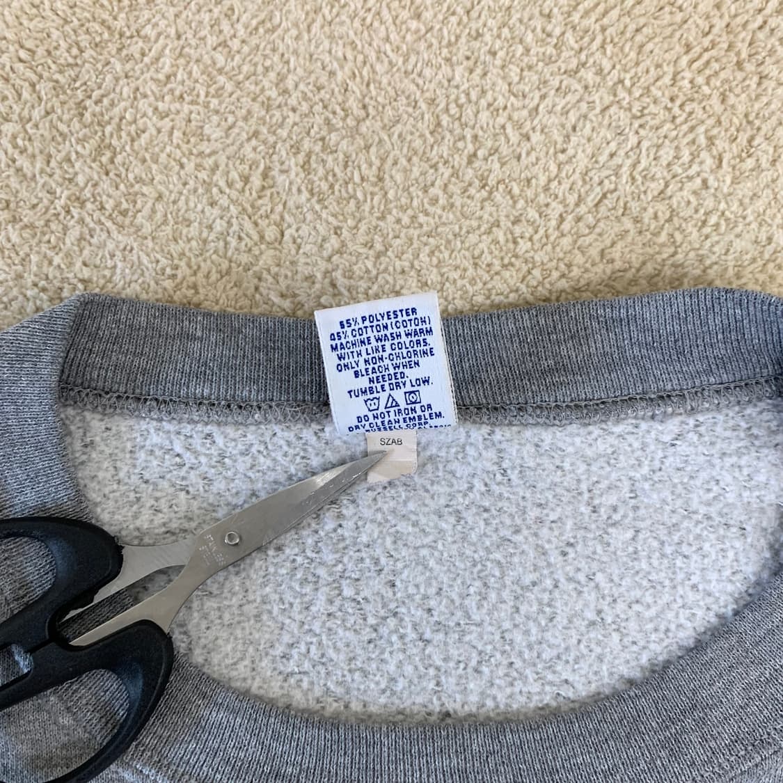 90s 빈티지 러셀 애슬레틱 맨투맨(그레이/XL) 스웻셔츠 스웨트셔츠 상품이미지8