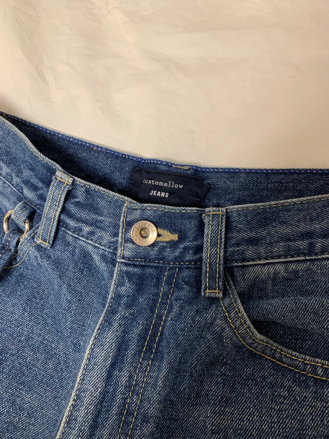 커스텀멜로우 세미와이드 워시드진 28 상품이미지4