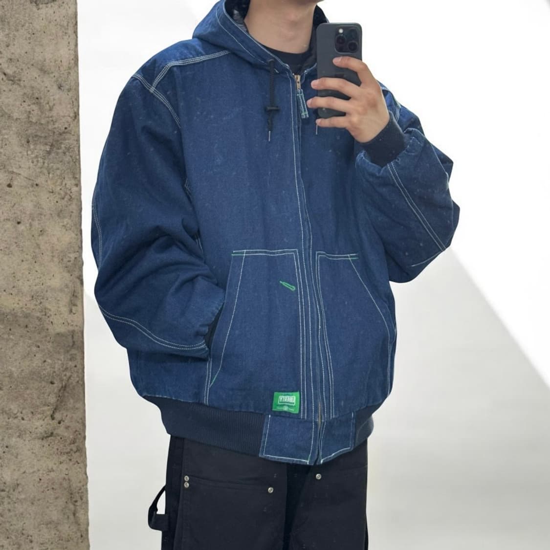 리버티오버올스 데님 워크 액티브 후드 자켓 상품이미지1