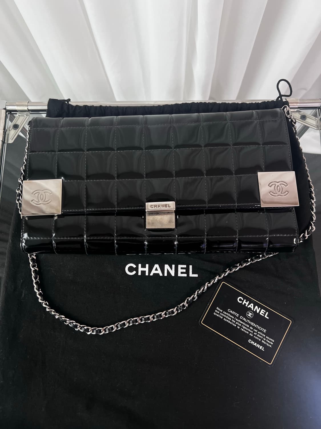 샤넬 초콜릿 바 클러치 숄더백 상품이미지4