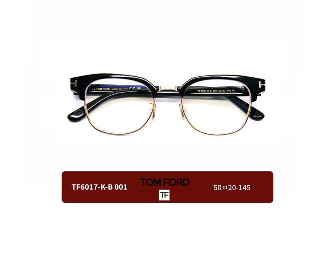TOMFORD(톰포드) TF6017-K-B 001, 블랙/골드 상품이미지1