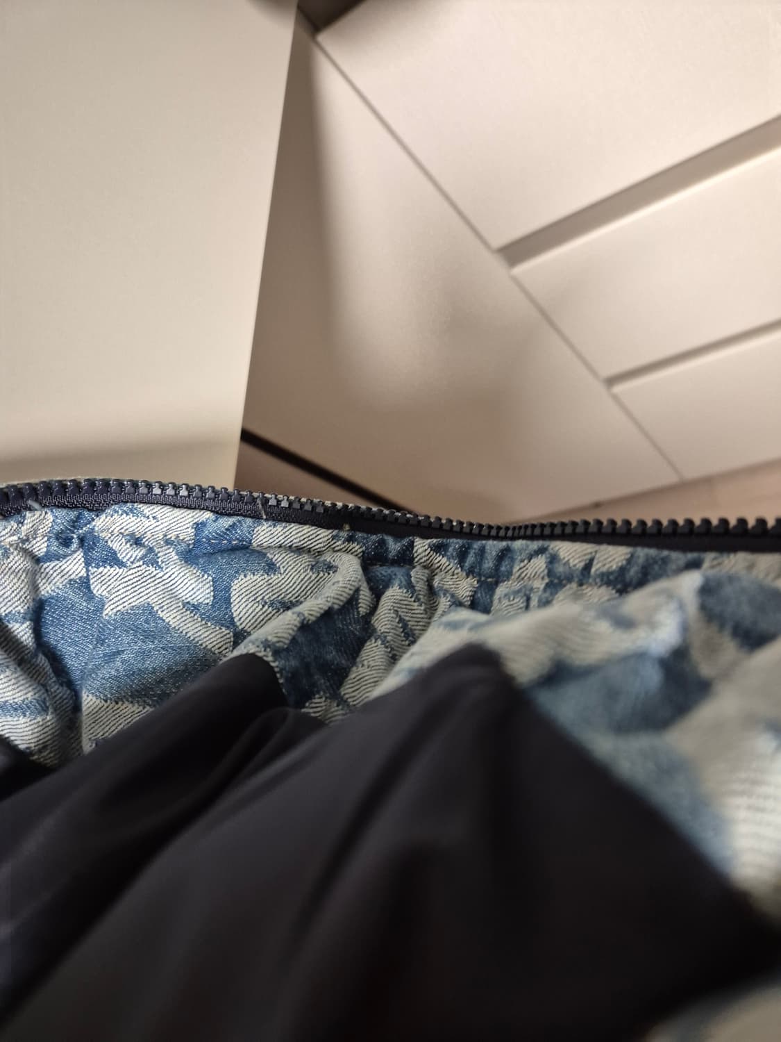 슈프림 2022 팻팁 자카드 데님 자켓 XL 판매 합니다.  상품이미지5