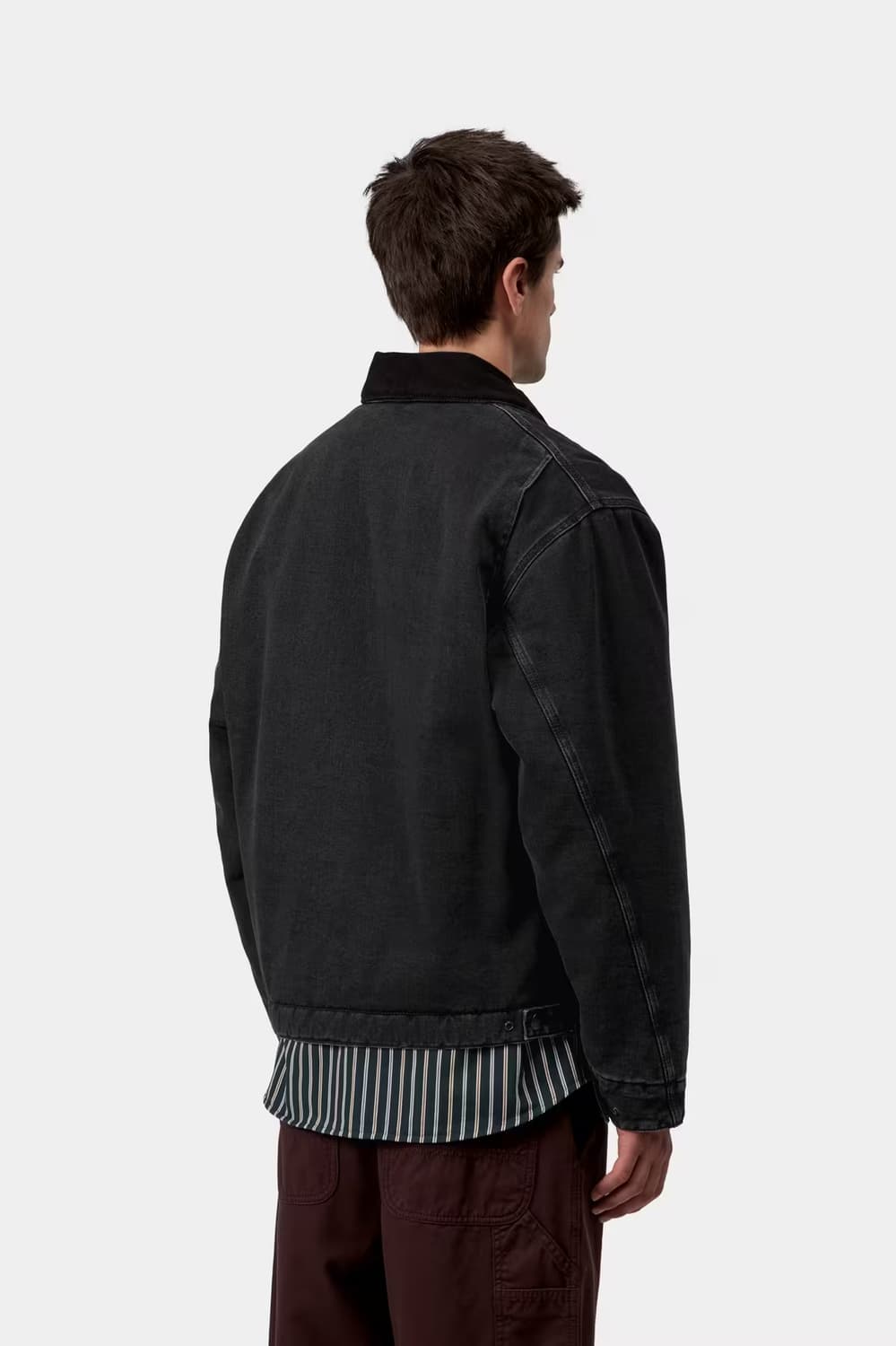 [XXL] 칼하트 디트로이트 OG 자켓 스톤 워시드 블랙 새상품 상품이미지5