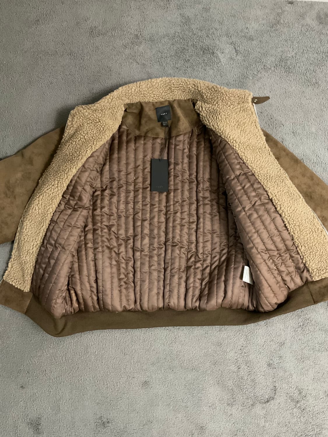 they 스웨이드 레더 무스탕 (M) 상품이미지3