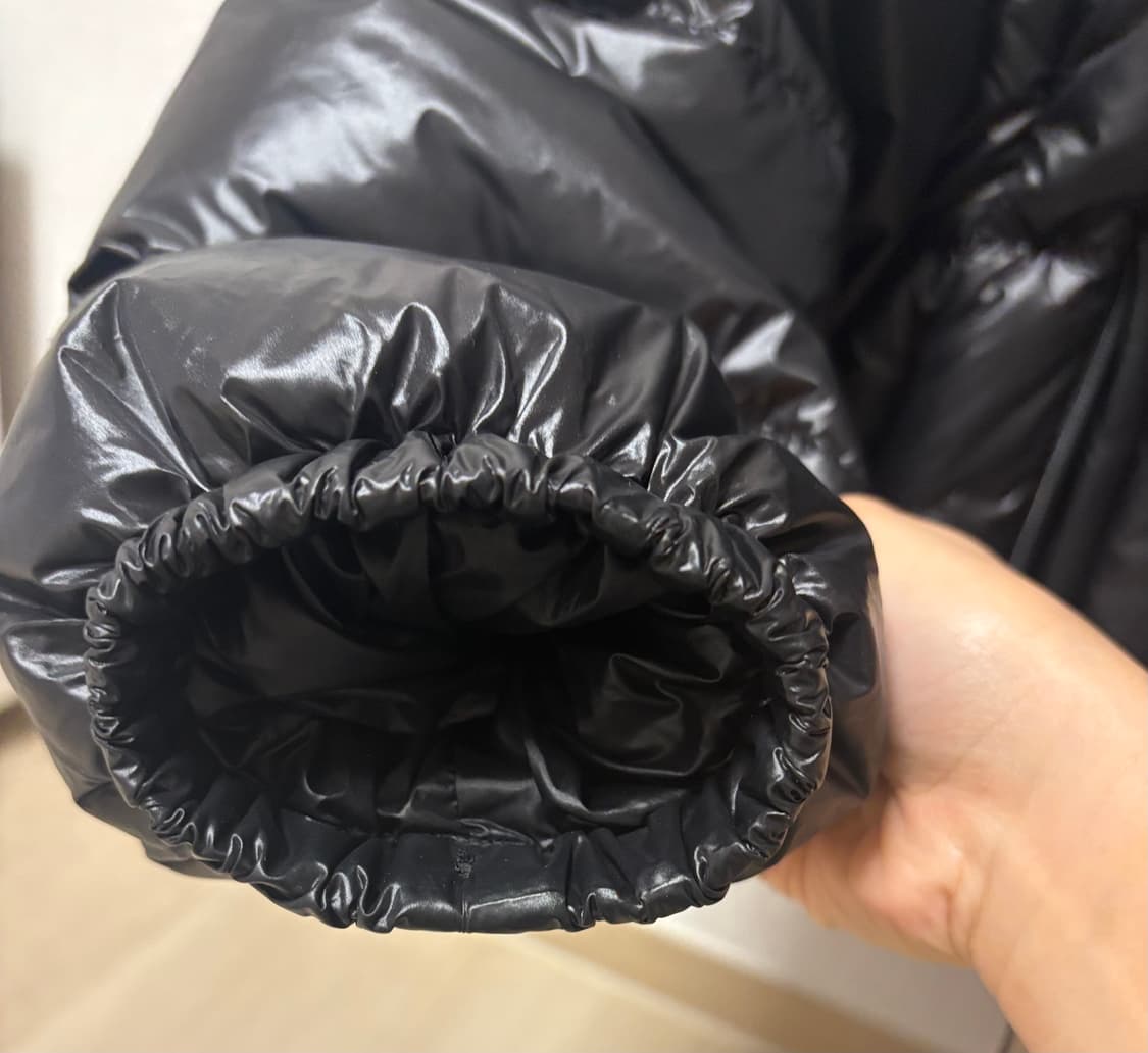 36size 프라다 리나일론 크롭 컨버터블 다운 재킷 패딩 상품이미지6