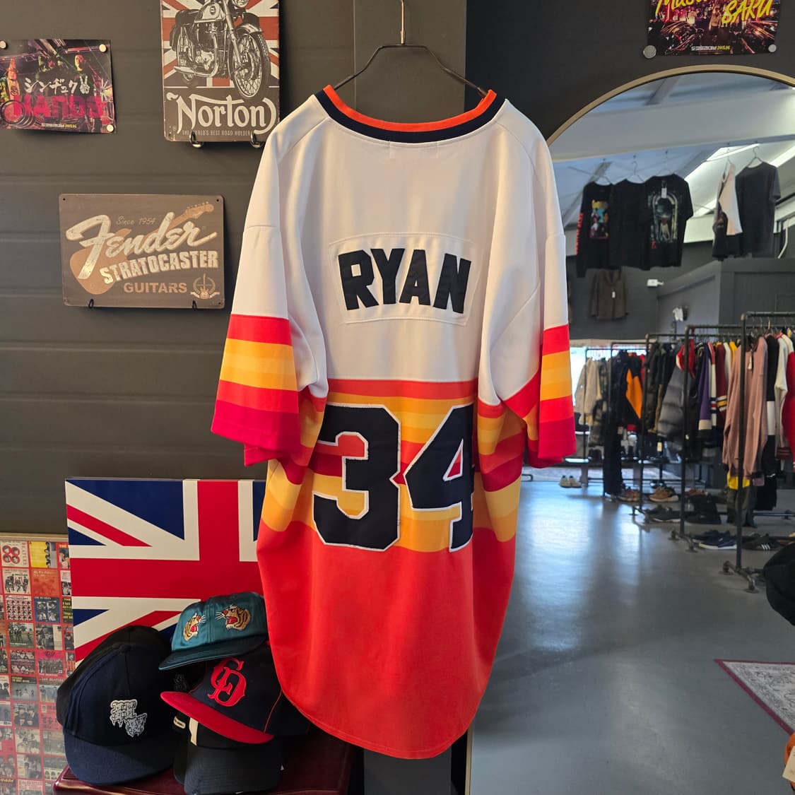 칸예착용 미첼앤네스 휴스턴 아스트로스 레트로 져지 2XL 상품이미지2