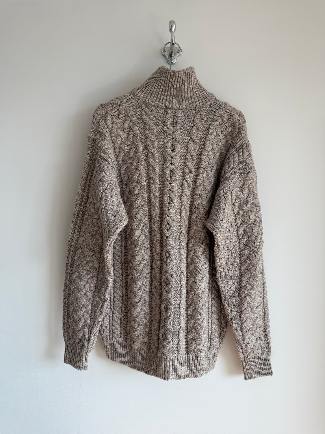 ARAN 헤비울 하프집업 니트(IRELAND) 상품이미지5