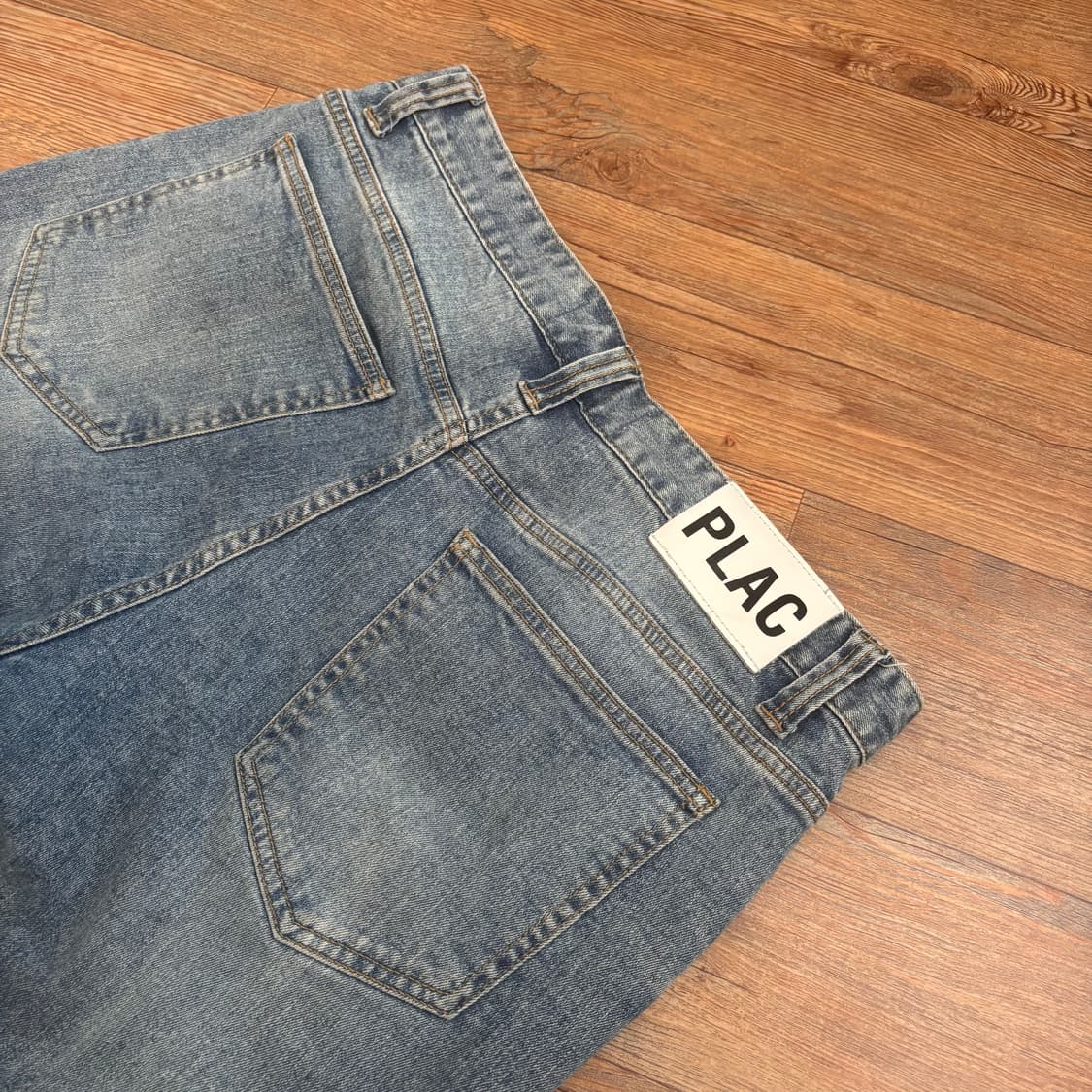 플랙진 32 데님 스판 슬림 테이퍼드 Neu Kurz 연청 크롭 상품이미지5