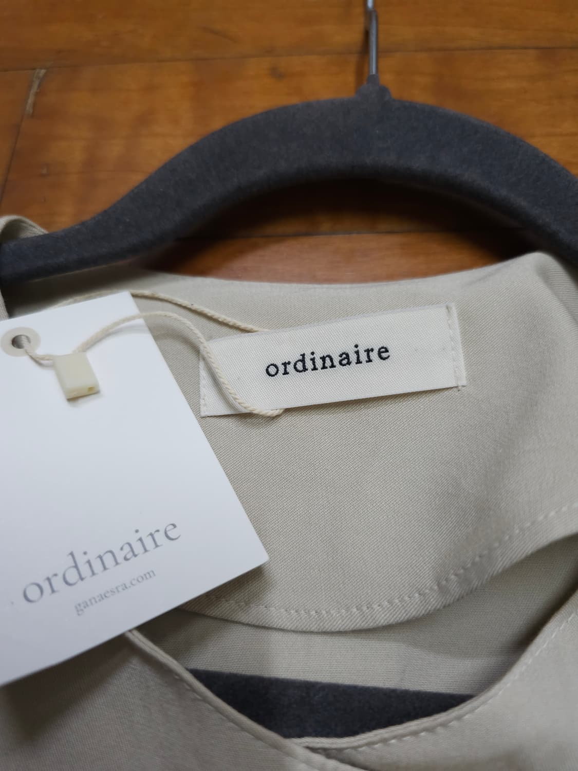 새상품)ordinaire 오디네르 언발란스 셔츠 블라우스 상품이미지6