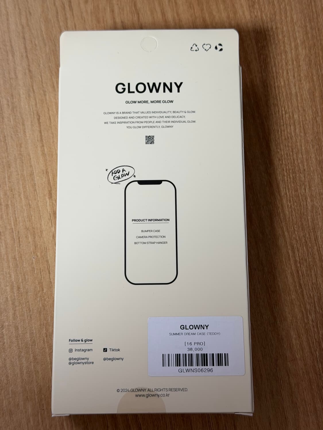 GLOWNY 글로니 케이스 아이폰16프로 상품이미지2