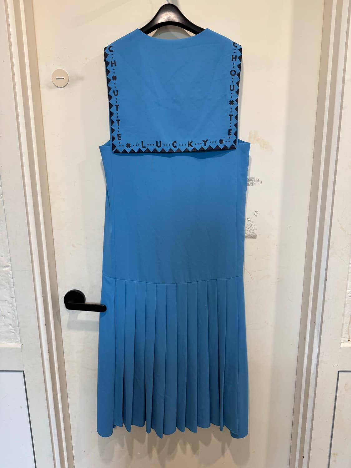 Lucky chouette 럭키슈에뜨 세일러카라 플리츠 원피스 상품이미지7