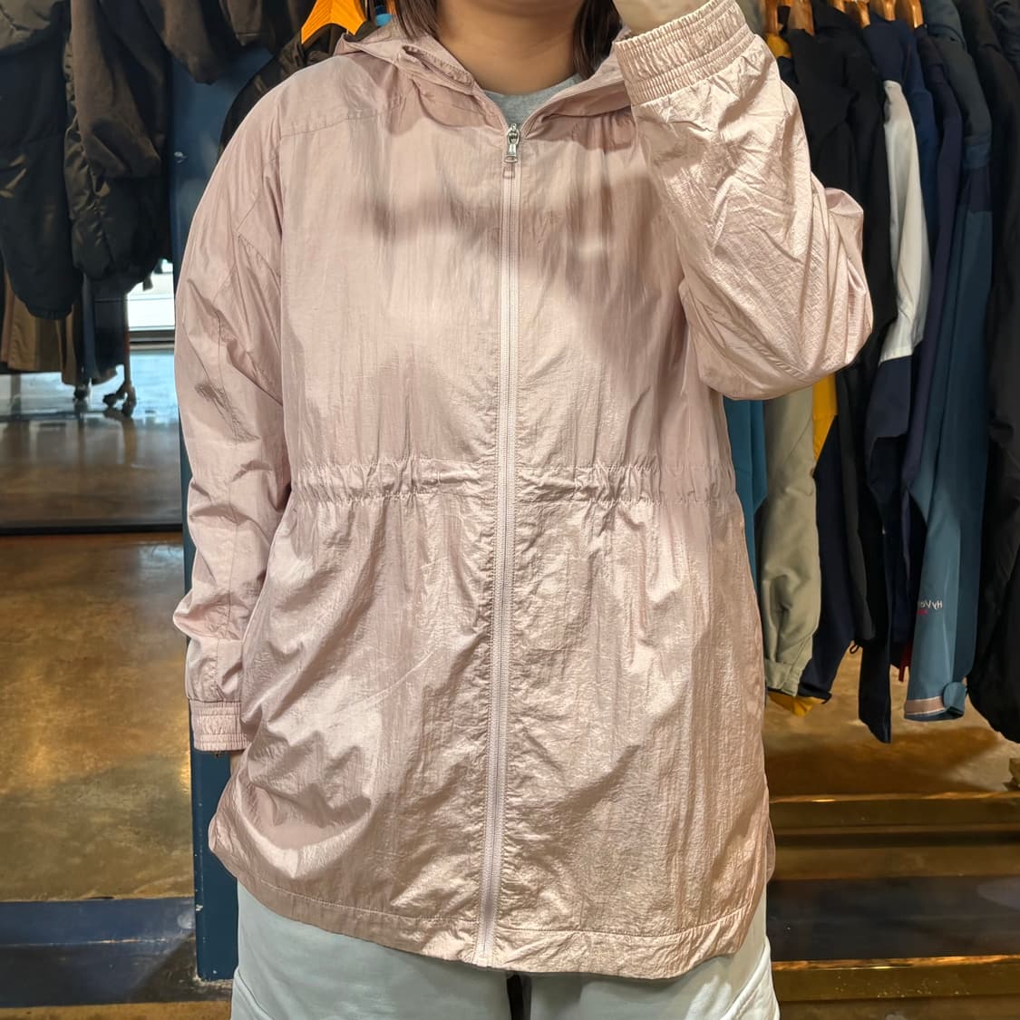 안다르 인디핑크 바람막이 상품이미지1