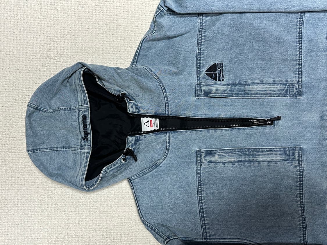 슈프림X나이키 ACG 데님 풀오버 아노락 상품이미지2