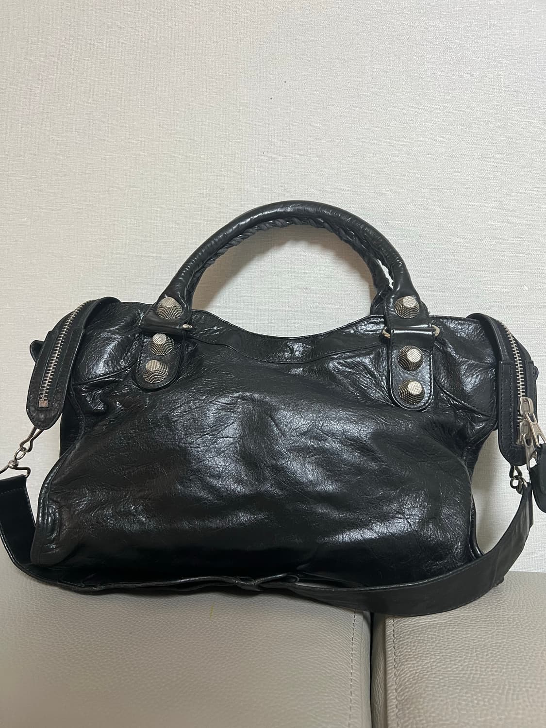 발렌시아가 모터백 블랙 상품이미지2