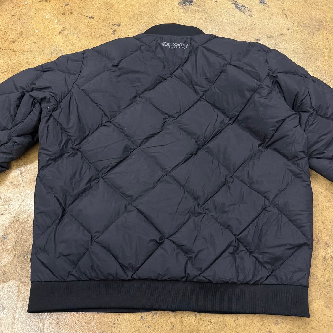 [정품/110] 디스커버리 블랙 숏패딩 점퍼 경량패딩 b15 상품이미지4
