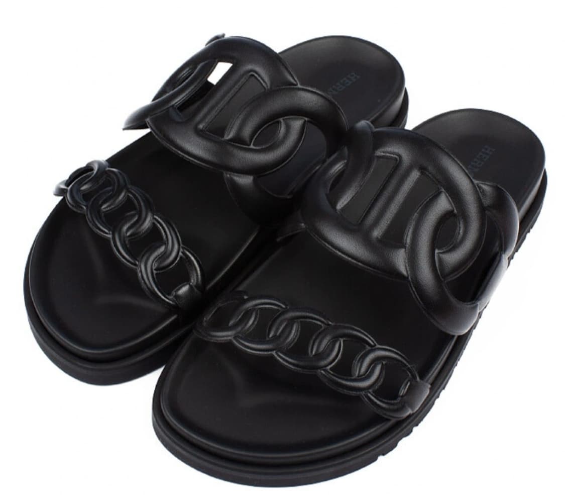 에르메스 엑스트라 슬리퍼 블랙 38 상품이미지3